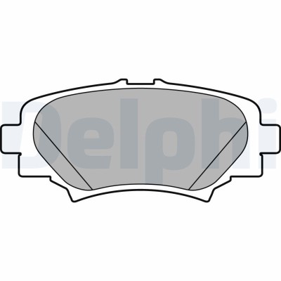 DELPHI LP2702 set placute frana,frana disc foto
