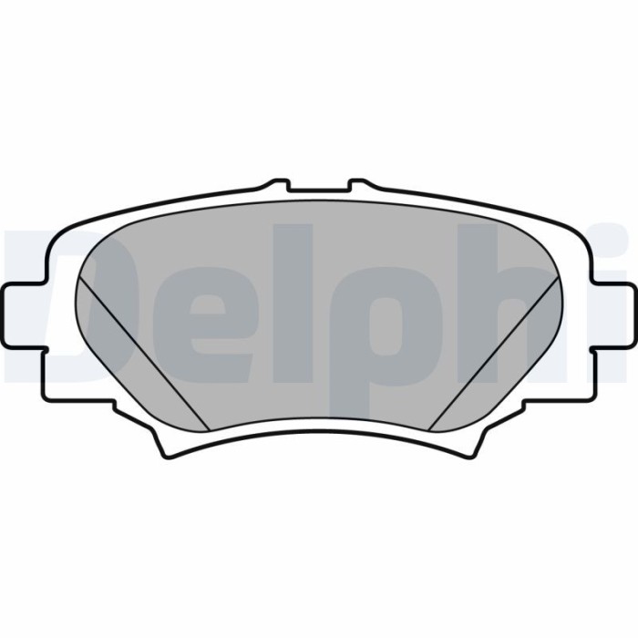 DELPHI LP2702 set placute frana,frana disc
