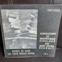 Monumente de arhitectura populara din nord-vestul Romaniei - Ioan Godea vol.II/biserici de lemn din Valea Crisului Repede