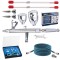 Kit de pulverizare cu aerograf Fengda BD-183K (pulverizator, duze, rezervoare ?i furtun)