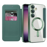 Husa Samsung Galaxy S23 Plus Asteroid GSM SmartMag Book Case, verde