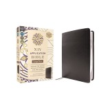 NIV Application Bible, Large Print, European Bonded Leather, Black, Red Letter, Comfort Print: Bringing the Ancient Message of the Bible Into Your Wor