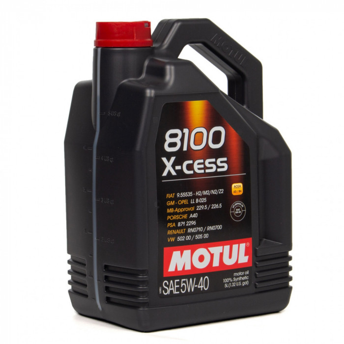 Ulei Motor Motul 8100 X-Cess 5W-40 5L 102870