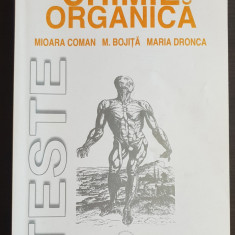 CHIMIE ORGANICĂ. Teste admiterea la Universitatea de Medicină - Mioara Coman