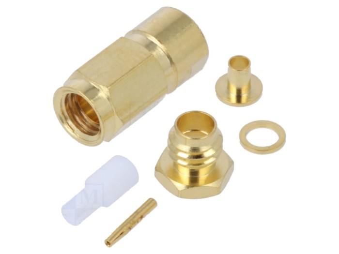 'Conector SMC 50Ohm Aurit RG174A/U'