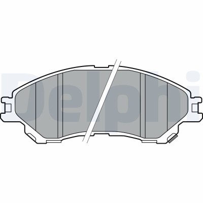 DELPHI LP2664 set placute frana,frana disc foto
