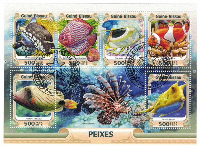 GUINEEA BISSAU 2016 - Fauna, Pesti / set complet - colita + bloc