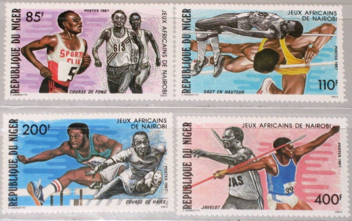 NIGER, SPORT - SERIE COMPLETĂ MNH