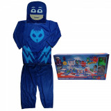 Costum pentru copii IdeallStore&reg;, Blue Cat, marimea 3-5 ani, 100-110, albastru, jucarie inclusa