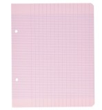 Set 100 foi Clairefontaine 1343C A5+, hartie velina de 90 g m &sup2;, culoare roz - RESIGILAT