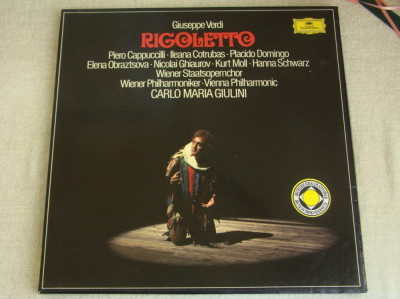 VERDI - Rigoletto Carlo Maria Giulini - 3 Viniluri Perfecte DEUTSCHE GRAMMOPHON foto