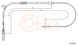 Cablu frana de parcare Mercedes A-Class Motor A 140, A 160, A 160 CDI, A 160 CDI, A 170 CDI, parte montare fata, lungime 987/385 mm, OE 1684201385