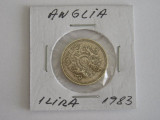M3 C50 - Moneda foarte veche - Anglia - o lira sterlina - 1983, Europa