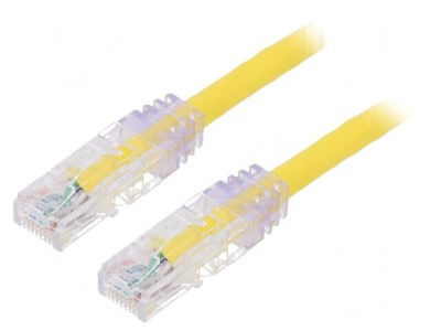 Patch Cord UTP Cat6 Galben 3m LSZH foto