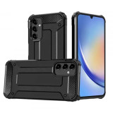 Cumpara ieftin Husa Samsung Galaxy A34 5G Antisoc Negru Hybrid Armor, Techsuit