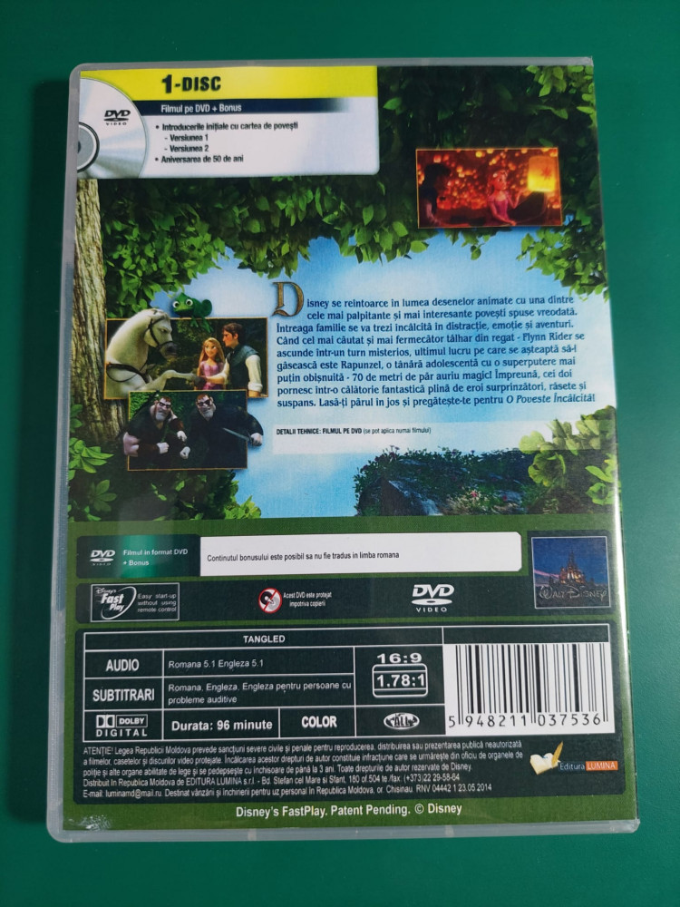 Beyond Impressive jazz Tangled - O poveste încâlcită DVD Dublat in limba romana, Disney | Okazii.ro