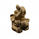 Statueta feng shui elefant din rasina aurie mic model 1 - 4cm, Stonemania Bijou