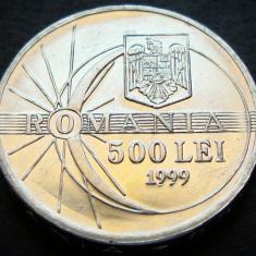 Moneda 500 LEI - ROMÂNIA, anul 1999 *cod 3642 A = A.UNC SACULET BNR ECLIPSA