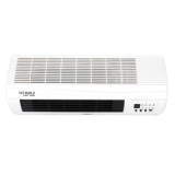 Cumpara ieftin Aeroterma de perete Detoolz, 2KW, 2 trepte de putere, cu afisaj LED si termostat