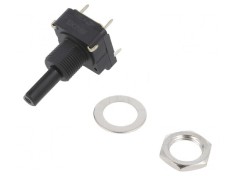Potentiometru Axial 10k&Omega; THT 6mm Plastic Mono Cărbune
