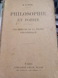 M. Klippel - Philosophie et poesie. Les origines de la pensee philosophique