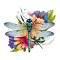 Sticker decorativ, Libelula, Albastru, 62 cm, 1206STK-5