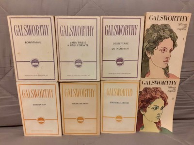 FORSYTE SAGA/COMEDIA MODERNA/SFARSIT DE CAPITOL-JOHN GALSWORTHY EDITIE INTEGRALA foto