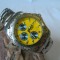 Ceas barbatesc LOTUS , cadran galben , multifunction
