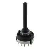 Comutator rotativ, 12 pozitii, CANAL ELECTRONIC, SR26NS1-2-6P-M10-38R6, T144365