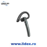 Casca mono telefon, Hoco, Bluetooth, 9 ore, Negru