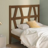 Gossi tablie de pat, maro miere, 81x4x100 cm, lemn masiv de pin