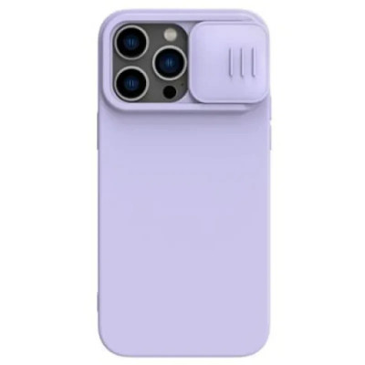 Nillkin CamShield Silky Magnetic Silikonovy Kryt pro Apple iPhone 14 Pro Purple foto