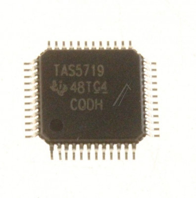 CI AAMP TAS5719 2X15W BTL QFP48 ROHS 30072176 circuit integrat VESTEL foto