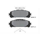 Set placute frana TEXTAR 2644801