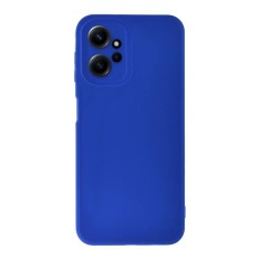 Husa soft silicon compatibila cu xiaomi redmi note 12 4g, matte efect, camera ultra safe, albastru foto