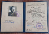 M3 C18 - 1960 - Diploma absolvire - Facultatea de stiinte juridice