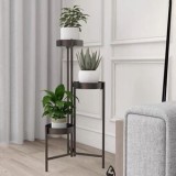 Suport Metalic Modern cu 3 Nivele pentru Ghivece de Flori, CMCLASS