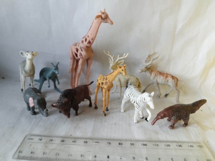 bnk jc Lot 10 animale salbatice - pentru diorame