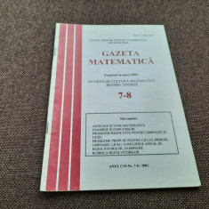 GAZETA MATEMATICA NR 7-8/2001 RF21/2