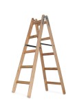 Scara pliabila din lemn Strend Pro PROFI, 5 trepte, 1,53 m, 150 kg
