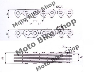 MBS Lant distributie DID SC2515 114 zale, Cod Produs: SC2515-114L foto