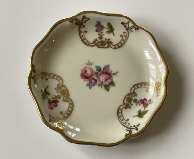 Farfurioara din portelan fin german ROSENTHAL KRONACH, decoruri florale foto