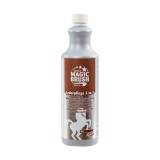 MagicBrush Ulei Piele 3 in 1, Curatare Ingrijire Lubrifiere, 1000 ml, Piele Neta, Accesorii Calarie
