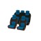 Set huse scaune auto Carpoint, fata si spate Chicago Blue AutoDrive ProParts