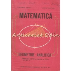 Matematica. Manual Pentru Clasa a XI-a - Constantin Udriste