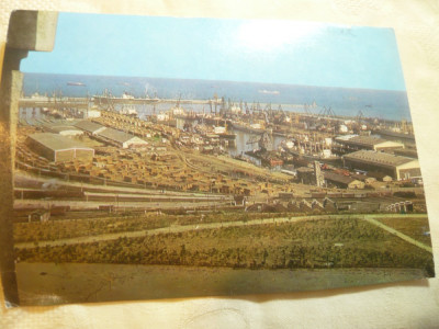 Ilustrata Constanta - Vedere din Port ,circulat 1968 foto