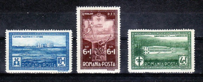 Romania 1932 Sanatoriul P.T.T. sarniera