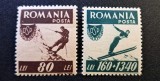 Rom&acirc;nia Regat "Organizația Sportului Popular - O.S.P." (1945&ndash;1946) - (80L Maro &amp; 160+1340L Verde", Dintelate, Neștampilate) RO2