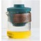 Set Cana 380ml sticla borosilicata cu protecte lemn, 4 cupe si infuzor Ceramic, Lines