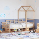VidaXL Pat de zi cu acoperiș, 90x200 cm, lemn masiv de pin
